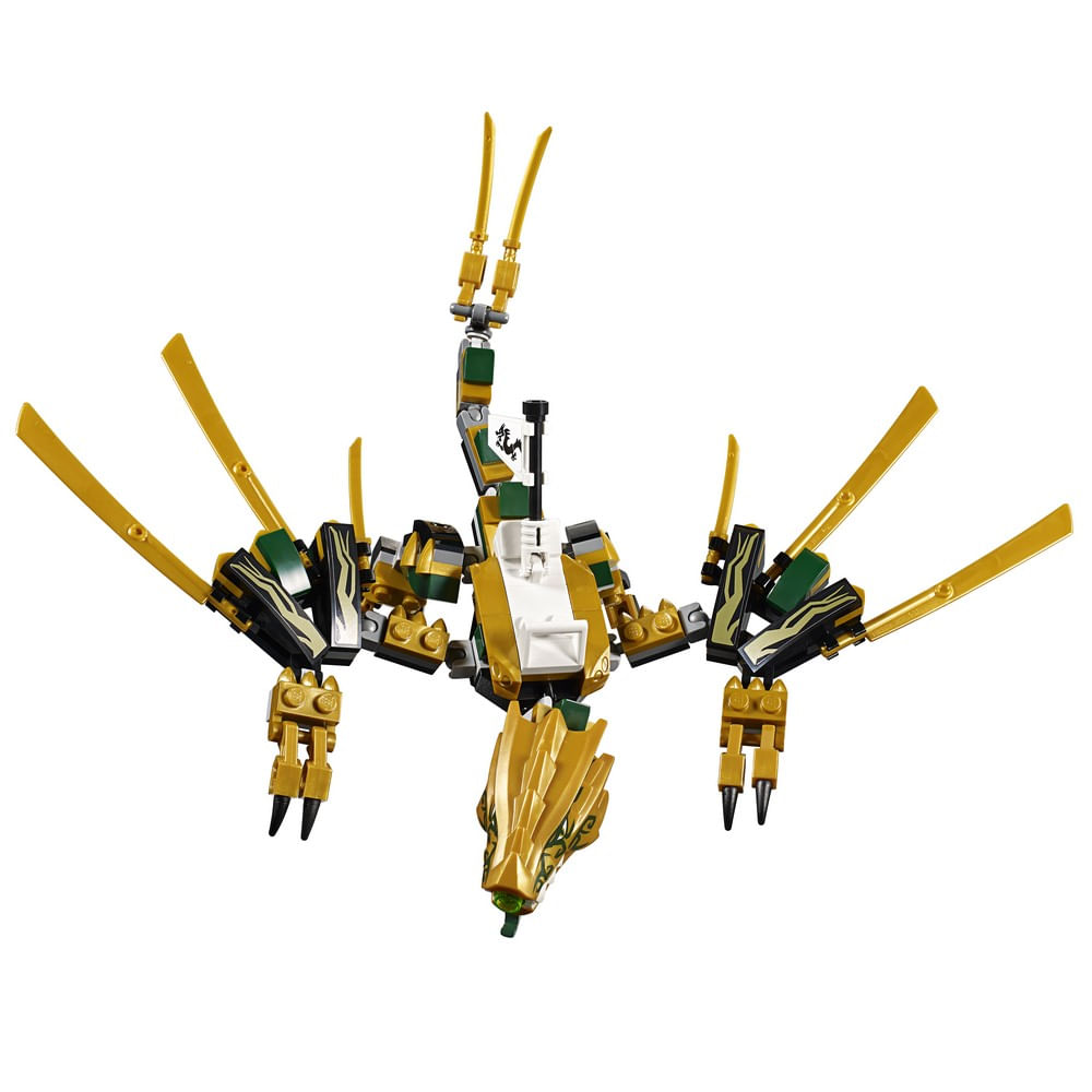 Lego Jogo Explorador Do Dragão Dourado Kai Colorido