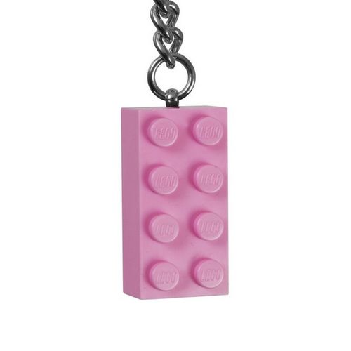 LEGO Chaveiro - Bloco Rosa