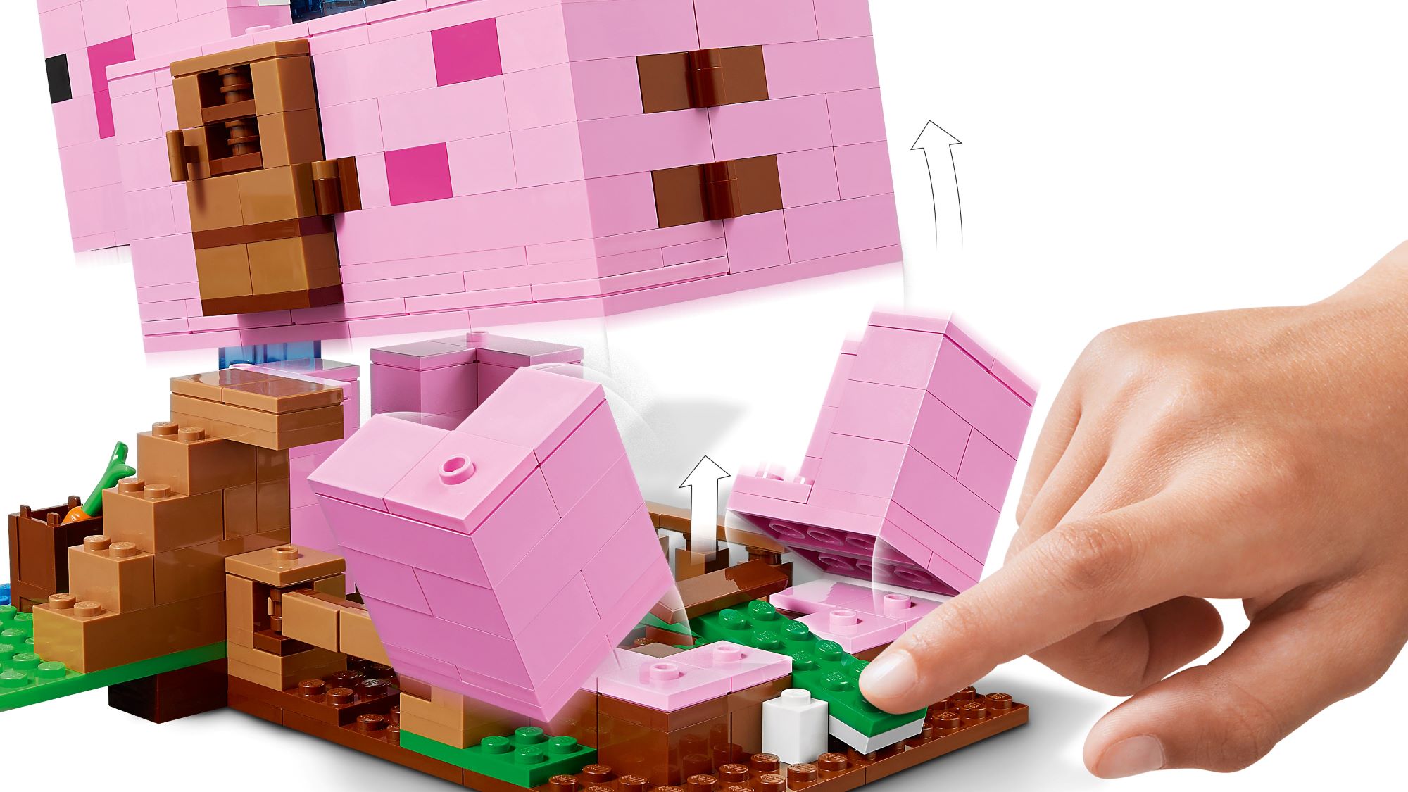 Lego Minecraft A Casa do Porco - Lego 21170 - UPA STORE