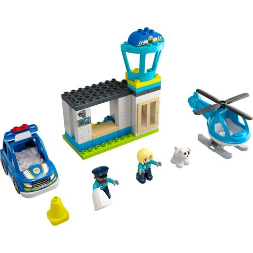 LEGO® DUPLO® - Delegacia de Polícia e Helicóptero