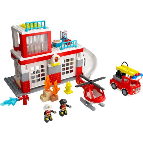 LEGO® DUPLO® - Quartel dos Bombeiros e Helicóptero