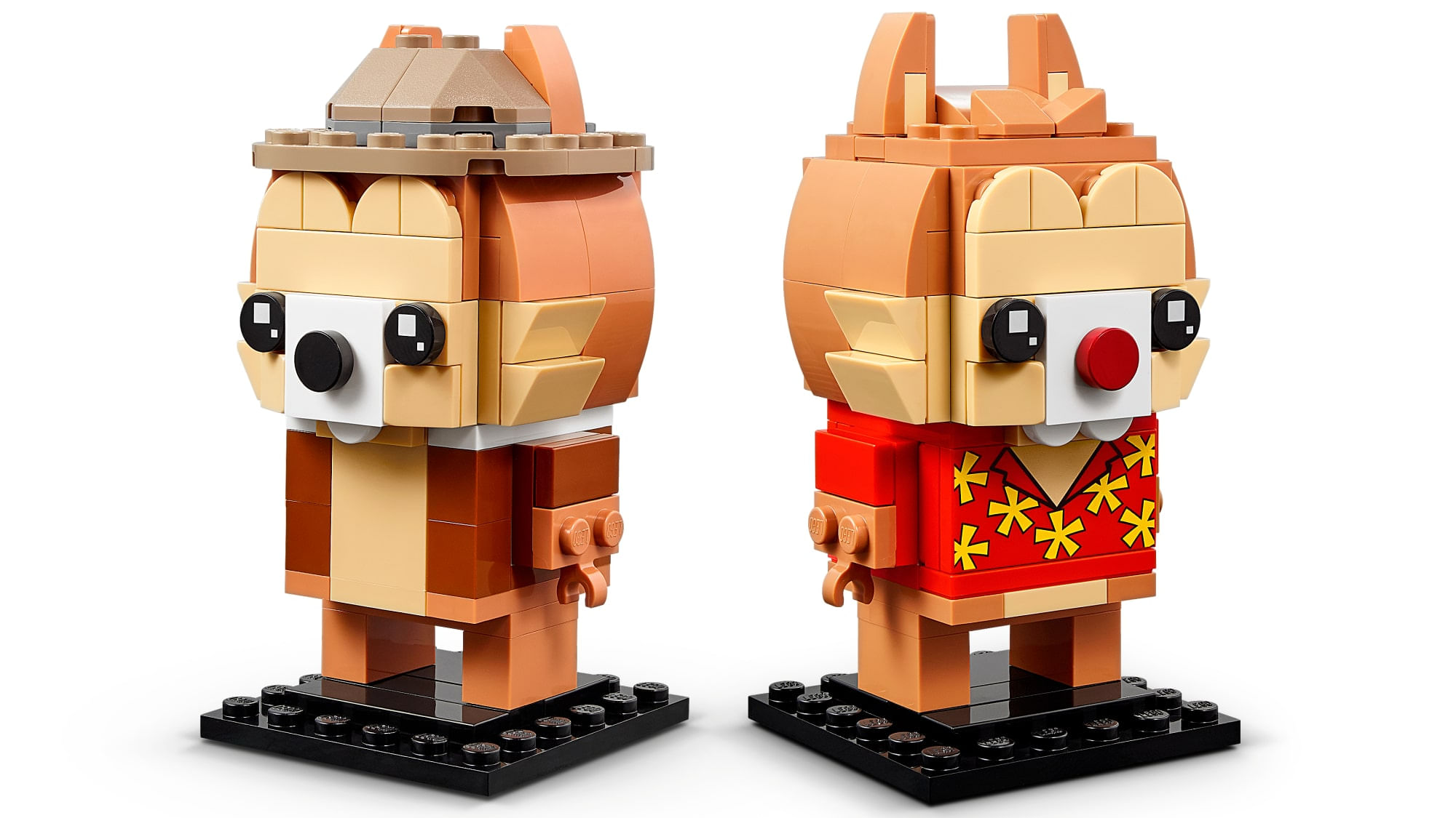 Lego Boneco Tico e Teco Desenho Animado Dois Brinquedos De Blocos