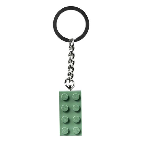 LEGO Chaveiro - Bloco Verde-areia