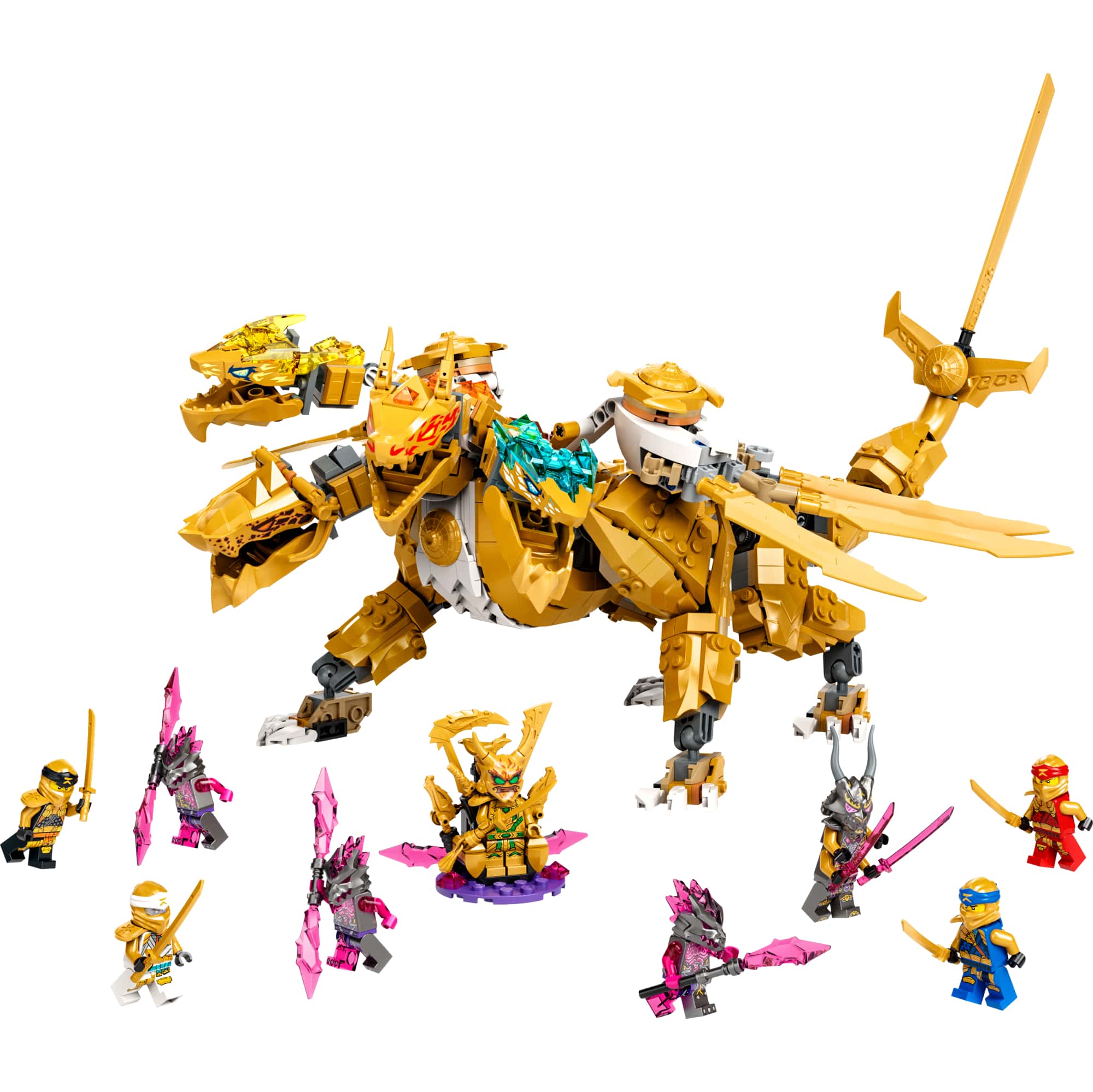 Lego Jogo Explorador Do Dragão Dourado Kai Colorido