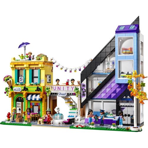 LEGO Friends - Lojas de Flores e Design no Centro