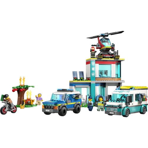 LEGO® City - QG de Veículos de Emergência