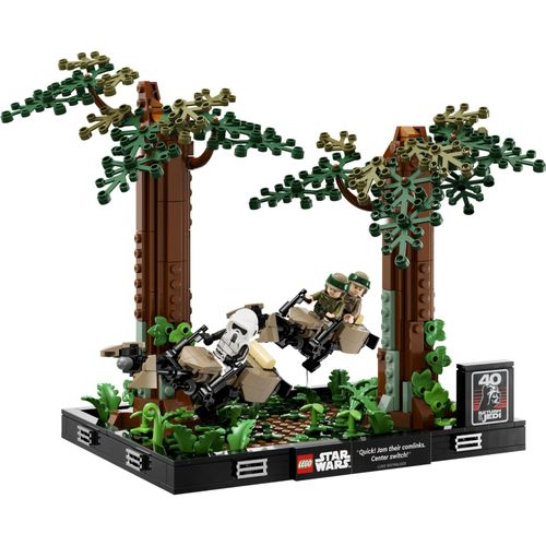 LEGO® Star Wars™ - Diorama da Perseguição de Speeder em Endor™