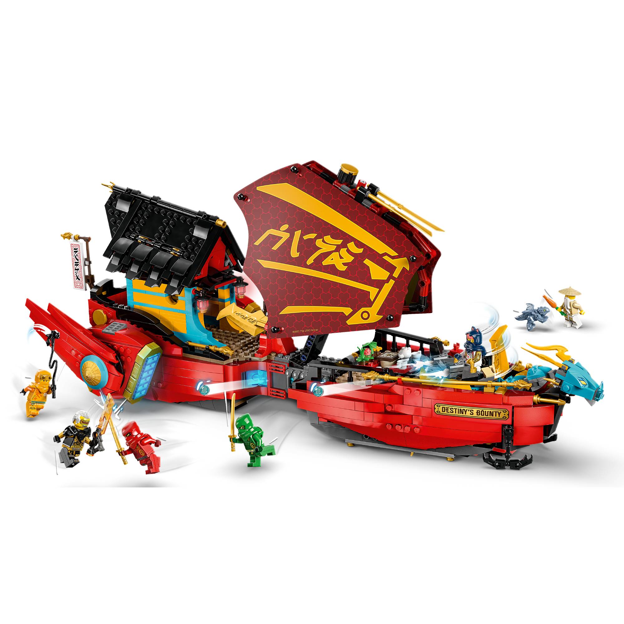 Navio Recompensa do Destino Corrida contra o tempo 71797 LEGO Ninjago Compre online na Loja oficial LEGO BR Lego