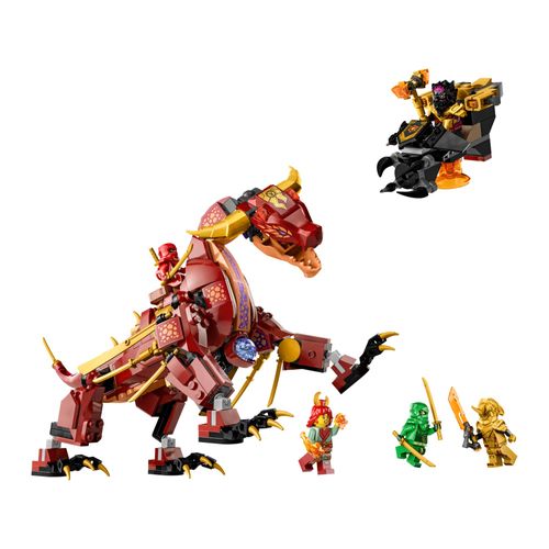 LEGO® Ninjago® - Dragão Heatwave Mutável de Lava