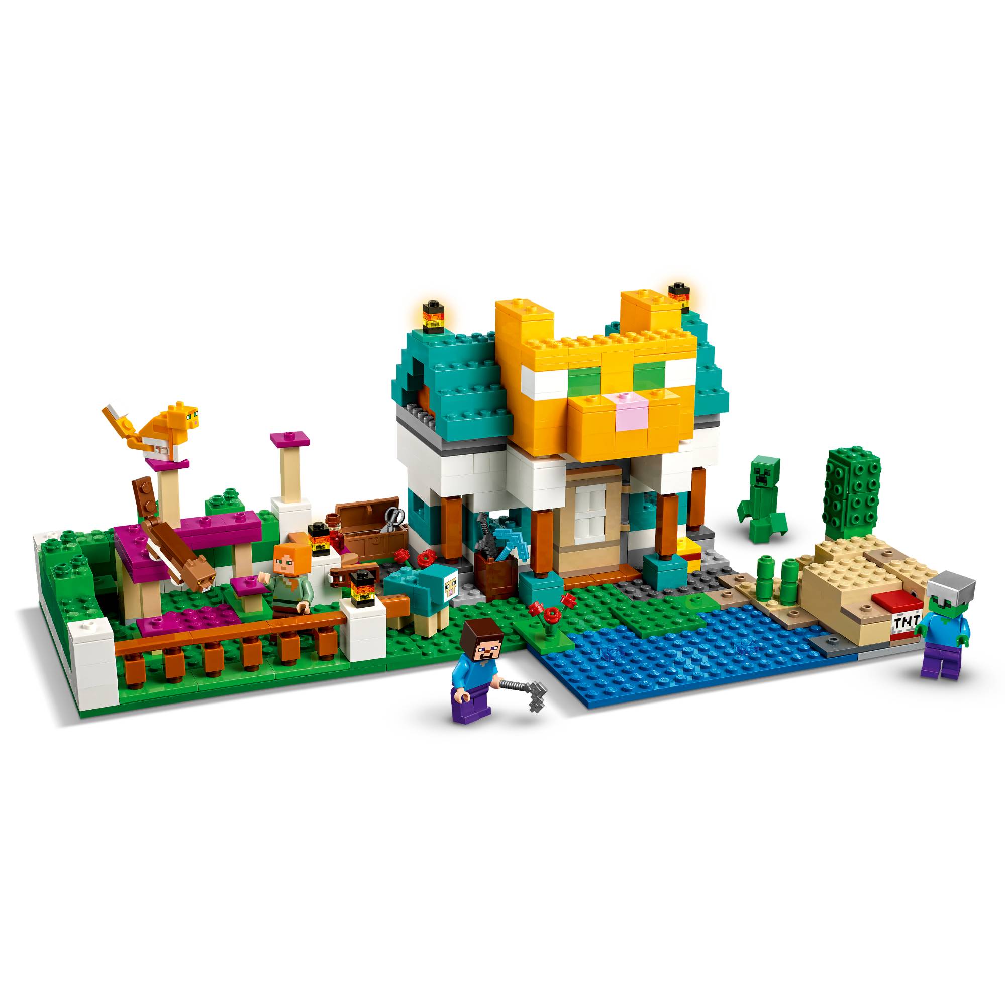 Lego Minecraft - A Batalha Dos Guardiões - 255 Peças - Lego