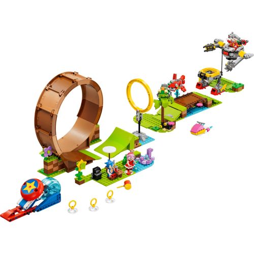 LEGO® Sonic the Hedgehog™ - Desafio de Looping da Zona de Green Hill do Sonic