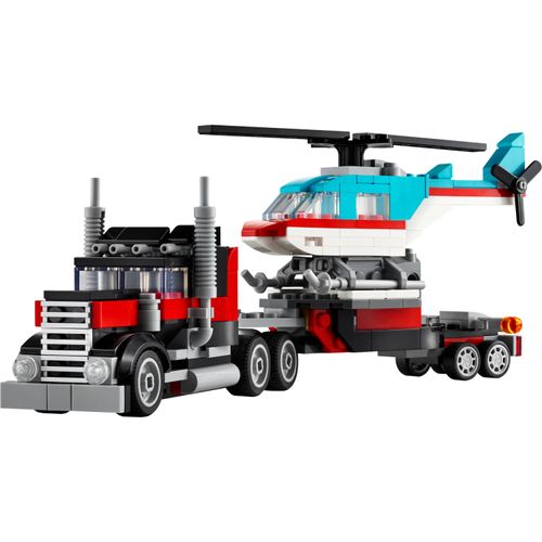 LEGO® Creator 3 em 1 - Caminhão Plataforma com Helicóptero