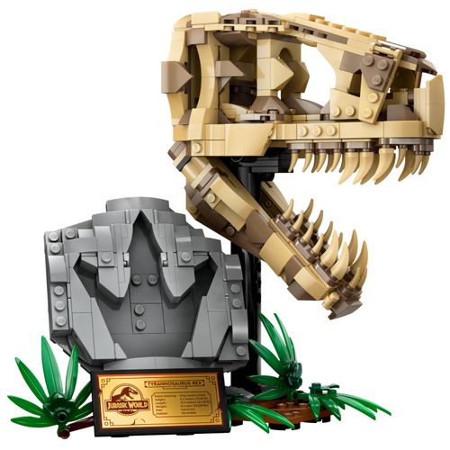 LEGO Jurassic World - Fósseis de dinossauros: crânio de T.Rex