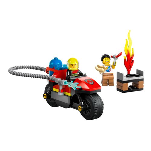 LEGO® City - Motocicleta dos Bombeiros
