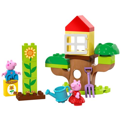 LEGO® DUPLO® - Jardim e casa na árvore da Peppa Pig