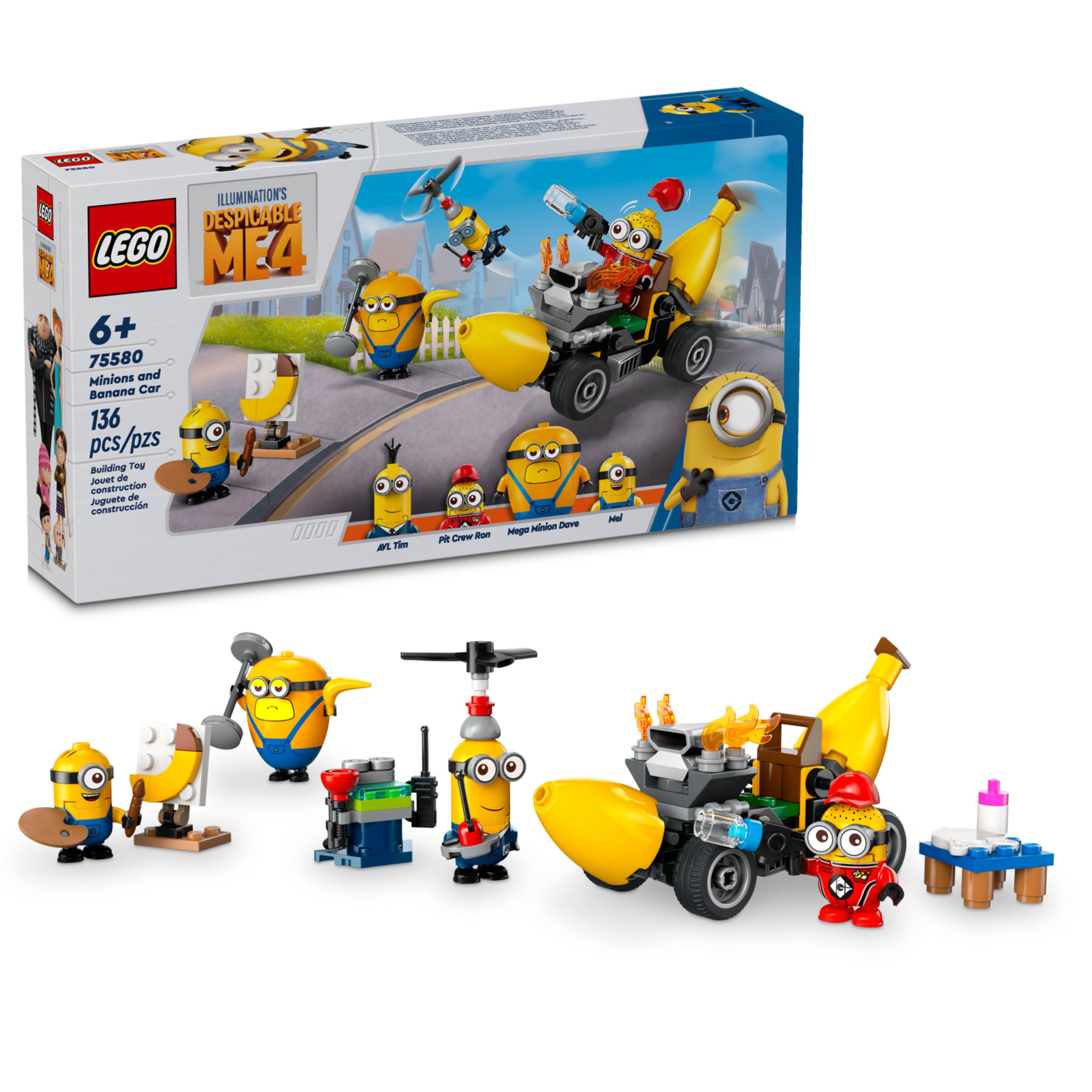 Minions e Carro Banana 75580 | LEGO® Meu Malvado Favorito 4 | Compre ...