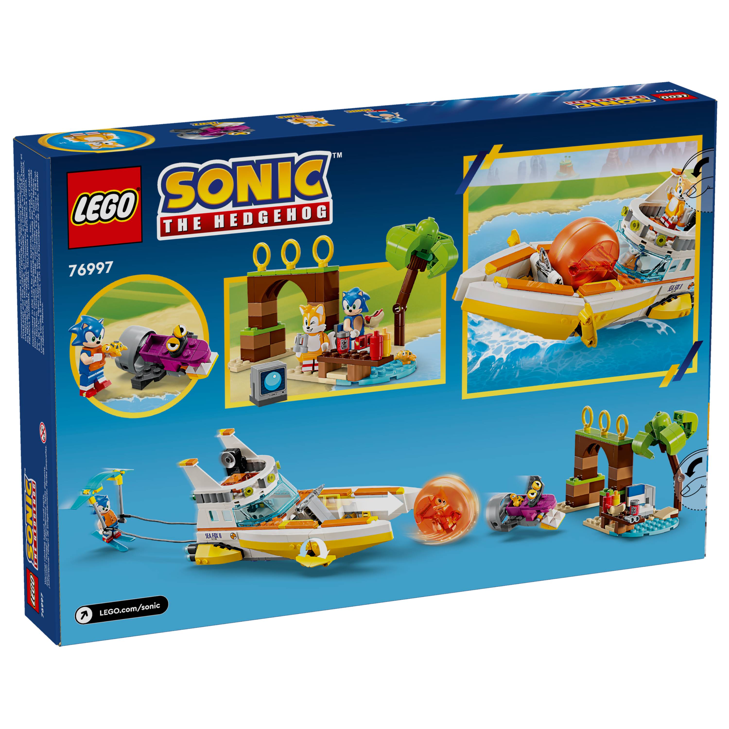 Barco de aventura do Tails 76997 - Lego