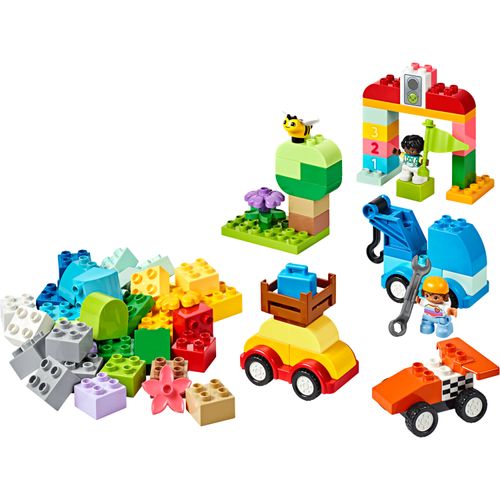 LEGO® DUPLO® - Caixa de tijolos para carros e caminhões