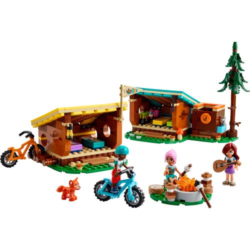 LEGO Friends - Cabanas aconchegantes no acampamento de aventura