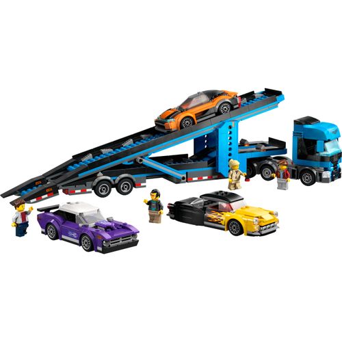 LEGO® CITY - Caminhão transportador de carros com carros esportivos