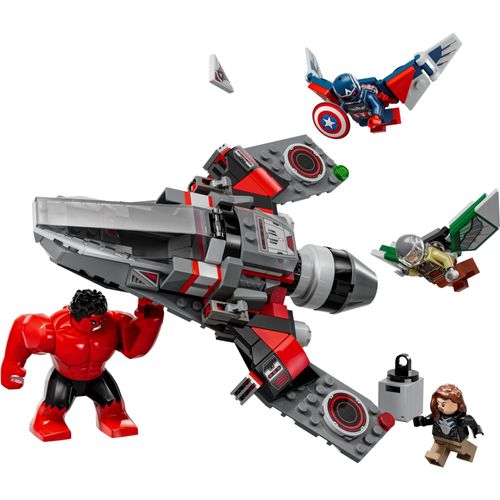 LEGO Marvel - Capitão América vs Hulk Vermelho