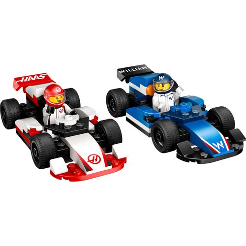 LEGO City - Carros da Williams Racing e Haas F1®