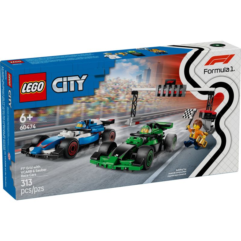 F1® Grid com carros VCARB e Sauber 60474 | Loja oficial - Lego®
