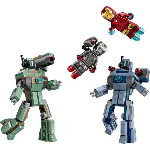 LEGO® Marvel - Homem de Ferro e Máquina de Combate vs Drones Hammer