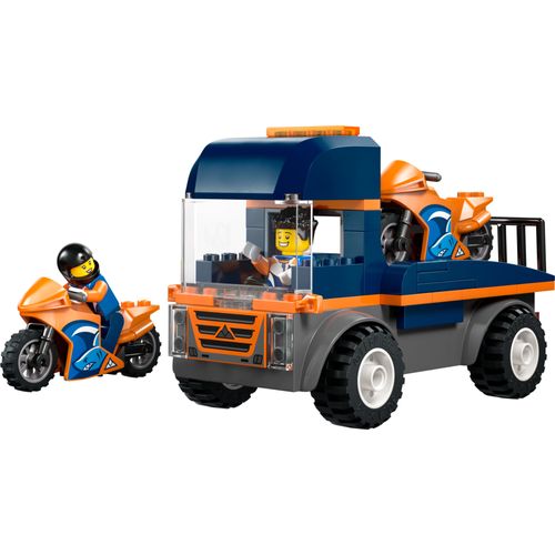 LEGO® City - Transportador de motocicletas