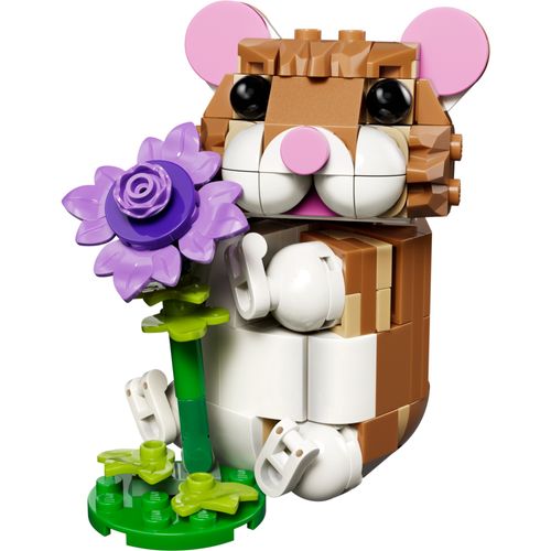 LEGO® Creator 3 em 1 - Hamster fofo com uma flor