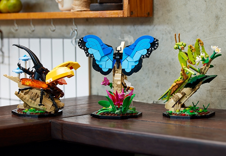 Beleza e ousadia: as incríveis criaturas do novo LEGO® Ideas A Coleção de Insetos
