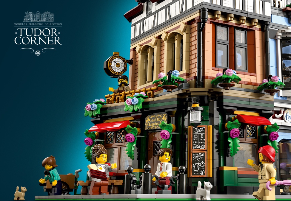 Novo LEGO® Icons Tudor Corner